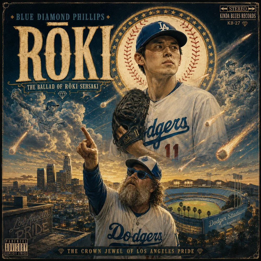 Album cover &mdash; Blue Diamond Phillips, R&omacr;ki.